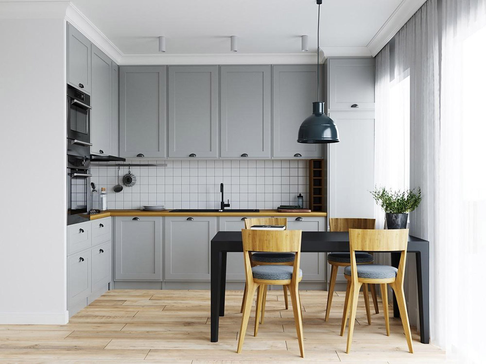 Sự kết hợp tuyệt vời giữa sự tiện lợi và tiết kiệm diện tích, tủ bếp âm tường sẽ làm cho phòng bếp của bạn trở nên đơn giản và thẩm mỹ hơn. Với tủ bếp âm tường, bạn sẽ tiết kiệm được không gian đáng kể và dễ dàng sắp xếp đồ đạc.